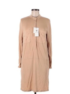 Socapri shirtdress with mandarin collar &  front pockets Sz 42/US6